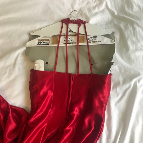 Vintage 90s Prom Dress - Picture 4 of 7